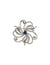 Anne Klein Gold Tone Elegant Flower Pin in Gift Box