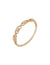 Anne Klein Gold Tone Rose Quartz Oval Hinge Bracelet in Gift Box