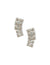 Anne Klein Gold Tone CZ Baguette Stone Crawler Earrings