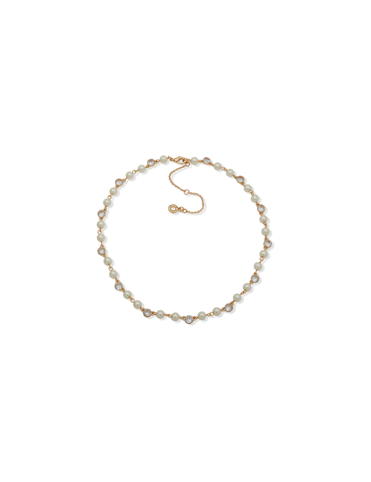 Anne Klein Gold Tone 16IN Collar Necklace