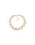 Anne Klein Gold Tone Oval Links Collar Necklace