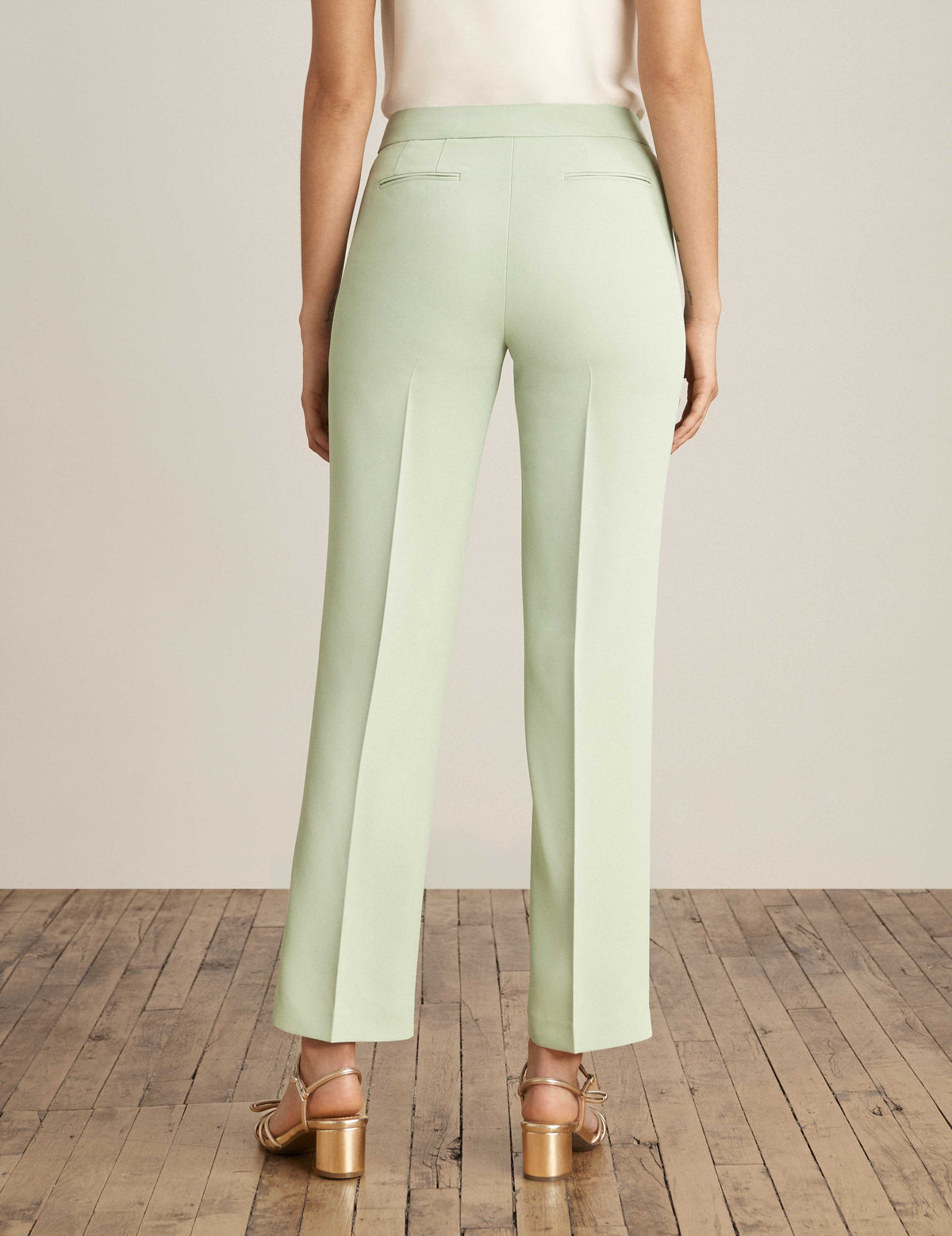 Anne Klein  Fly Front Extend Tab Bowie Pant