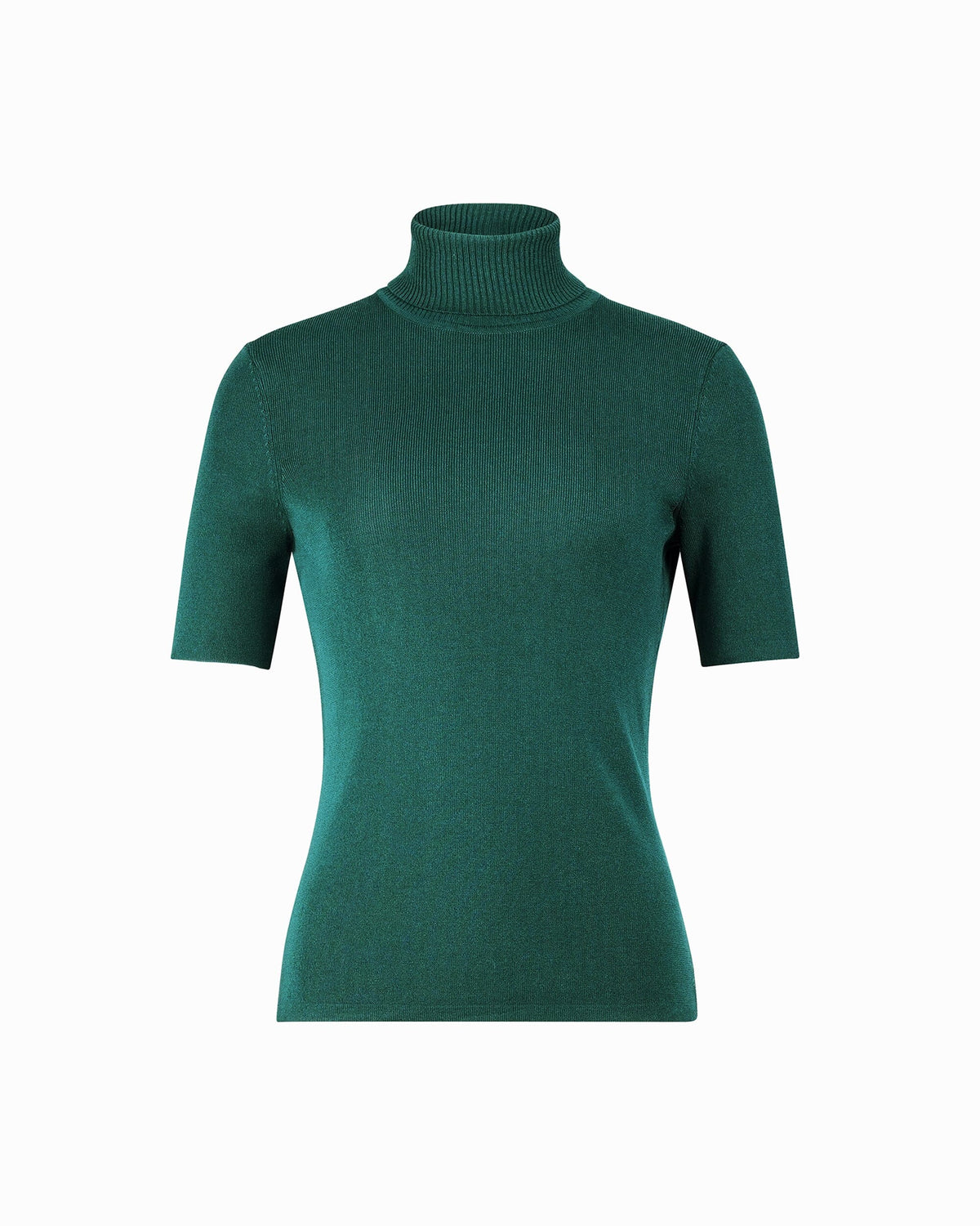 Anne Klein Pine Forest Half Sleeve Turtleneck
