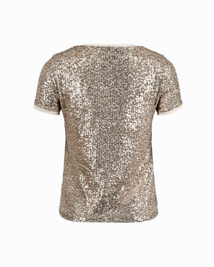 Anne Klein Short Sleeve Banded Tee