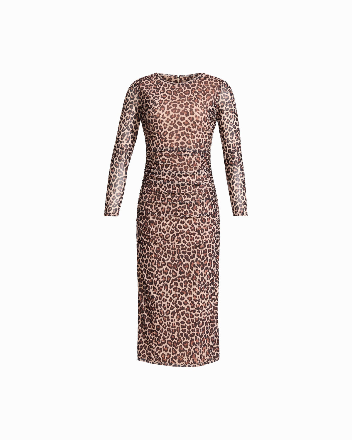 Anne Klein Anne Black Multi Long Sleeve Midi Modern Dress