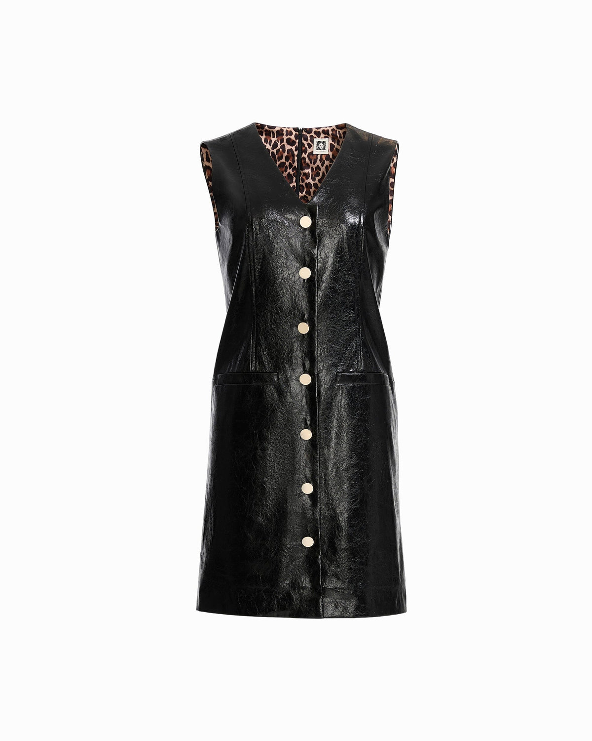 Anne Klein Anne Black Button Down Dress