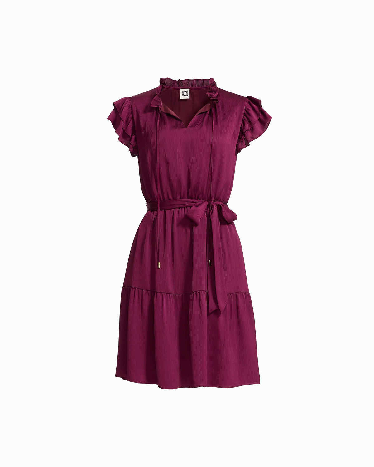 Anne Klein Chianti Flutter Sleeve Dress