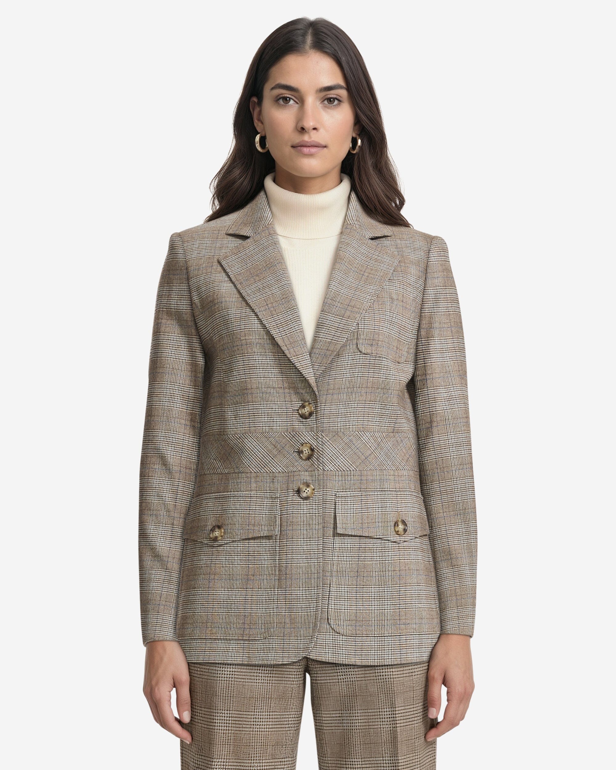 Patch Pocket Banded Jacket Clothing Kasper