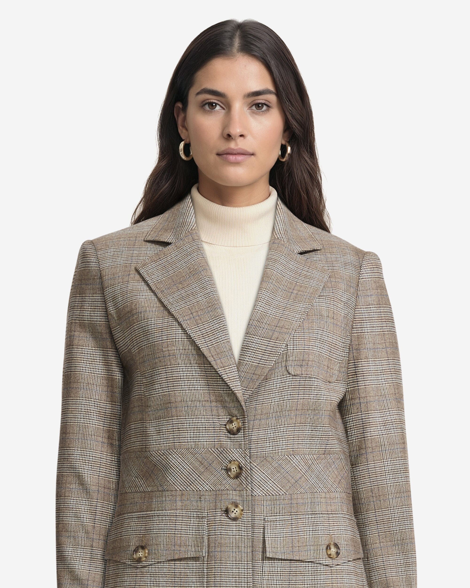 Patch Pocket Banded Jacket Clothing Kasper