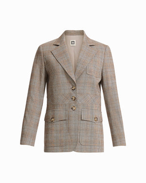 Anne Klein Patch Pocket Banded Jacket