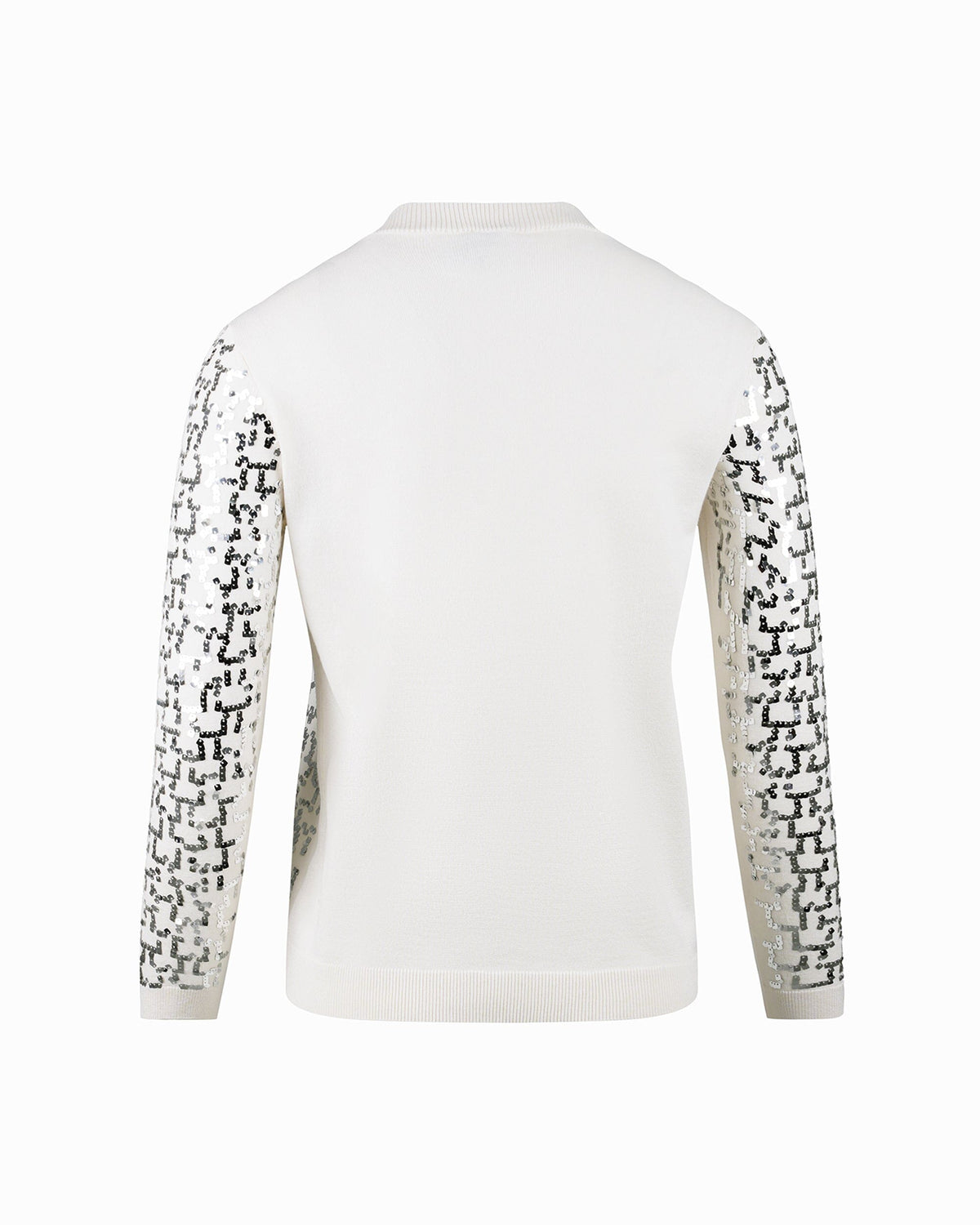 Anne Klein Sequined V Neck Top