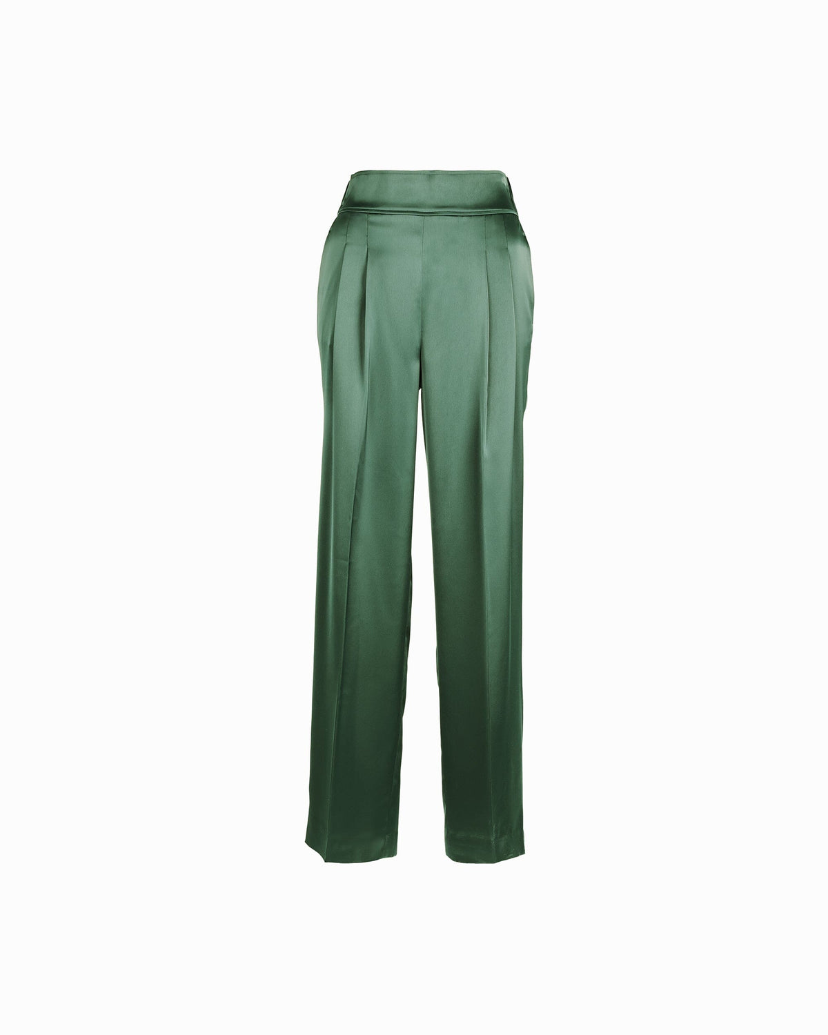 Anne Klein Pine Forest Pleated Wide Leg Pant