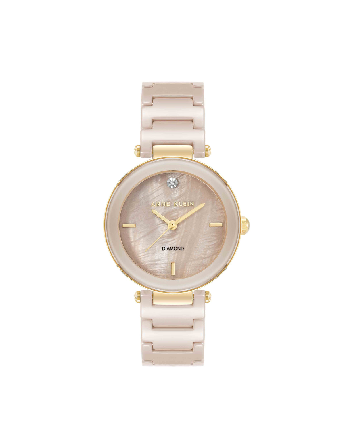 Diamond Accented Ceramic Bracelet Watch Watches Egluck