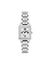 Anne Klein Silver-Tone Square Watch With Premium Crystal Accents