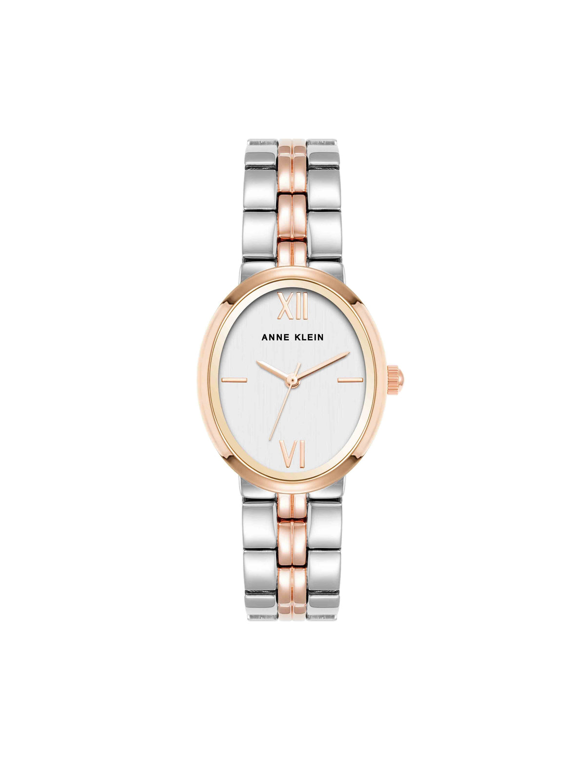Annie Silver and Rose Gold Women\'s Watch Ceramic Bracelet Floral Dial Watch | Anne Klein main image 3