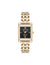Anne Klein Gold-Tone/Black Legacy Diamond Dial Watch