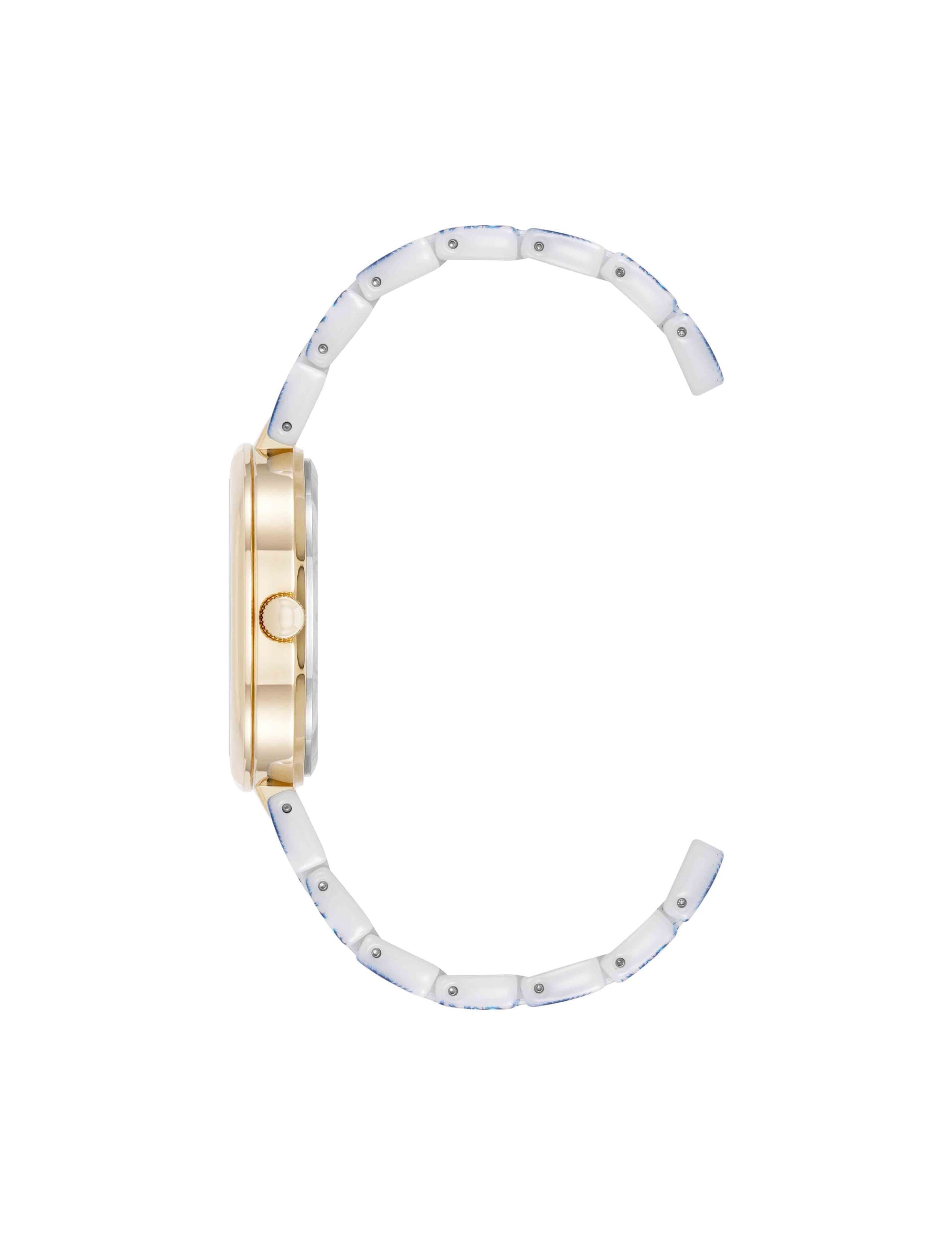 Botanical Pattern Ceramic Bracelet Watch Watches Egluck