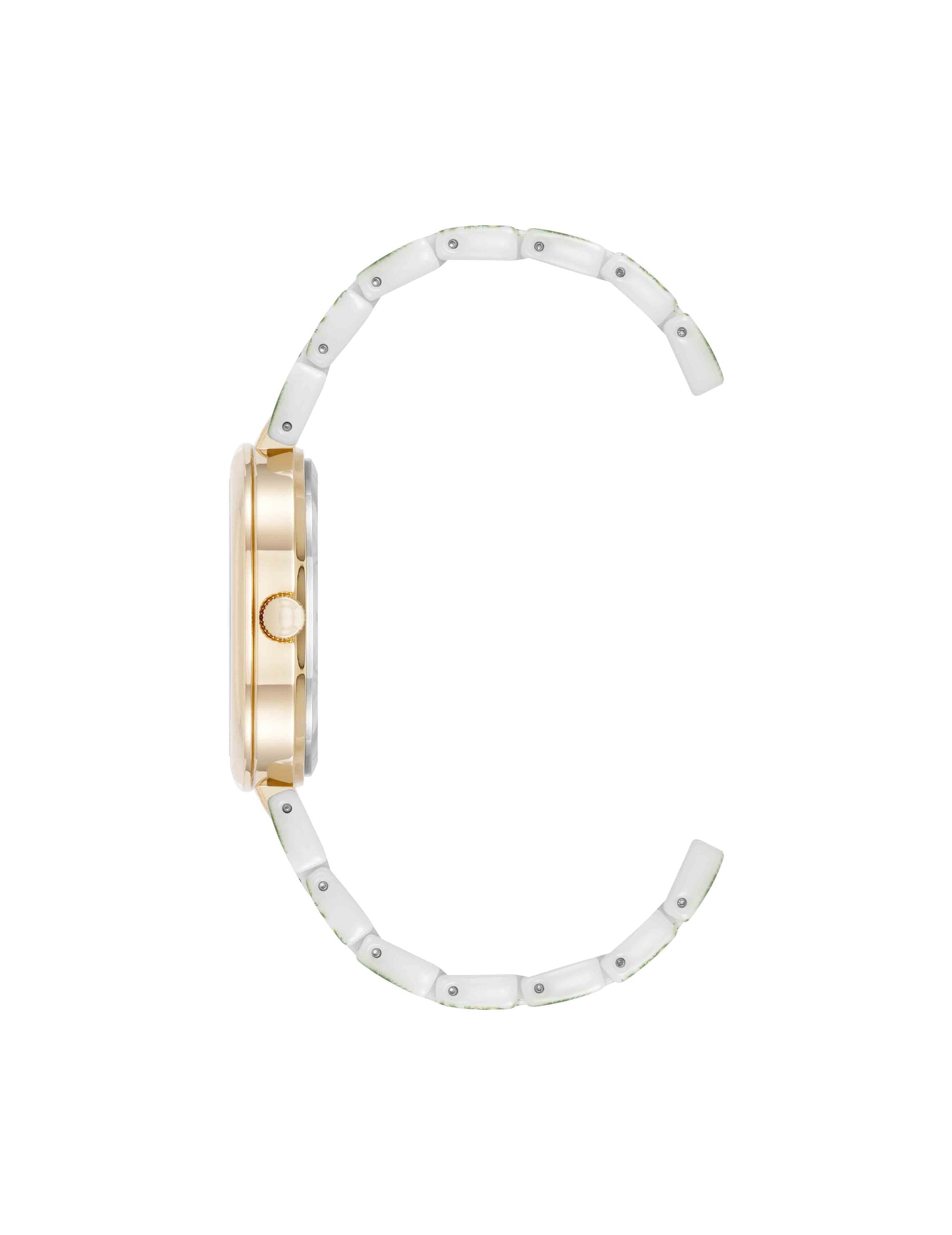 Botanical Pattern Ceramic Bracelet Watch Watches Egluck