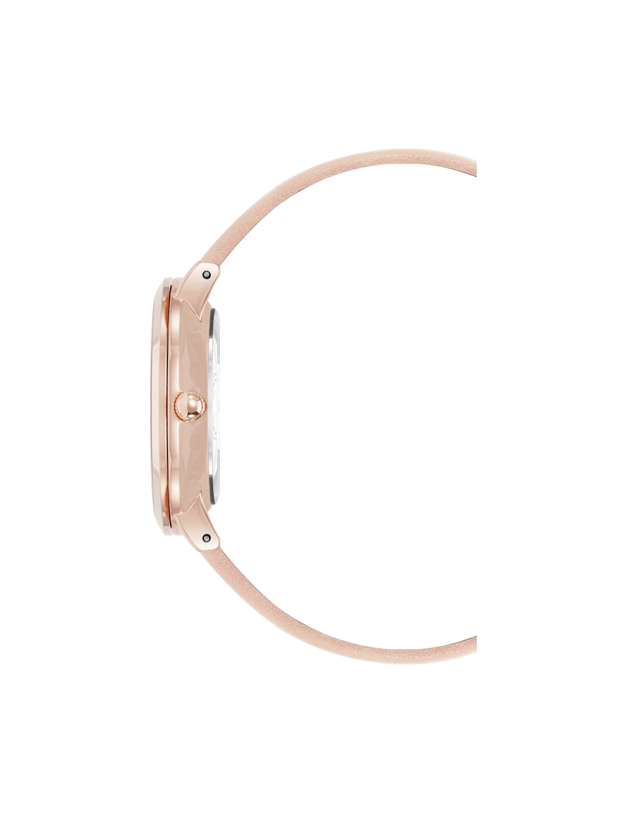 Patterned Dial Strap Watch Watches Egluck