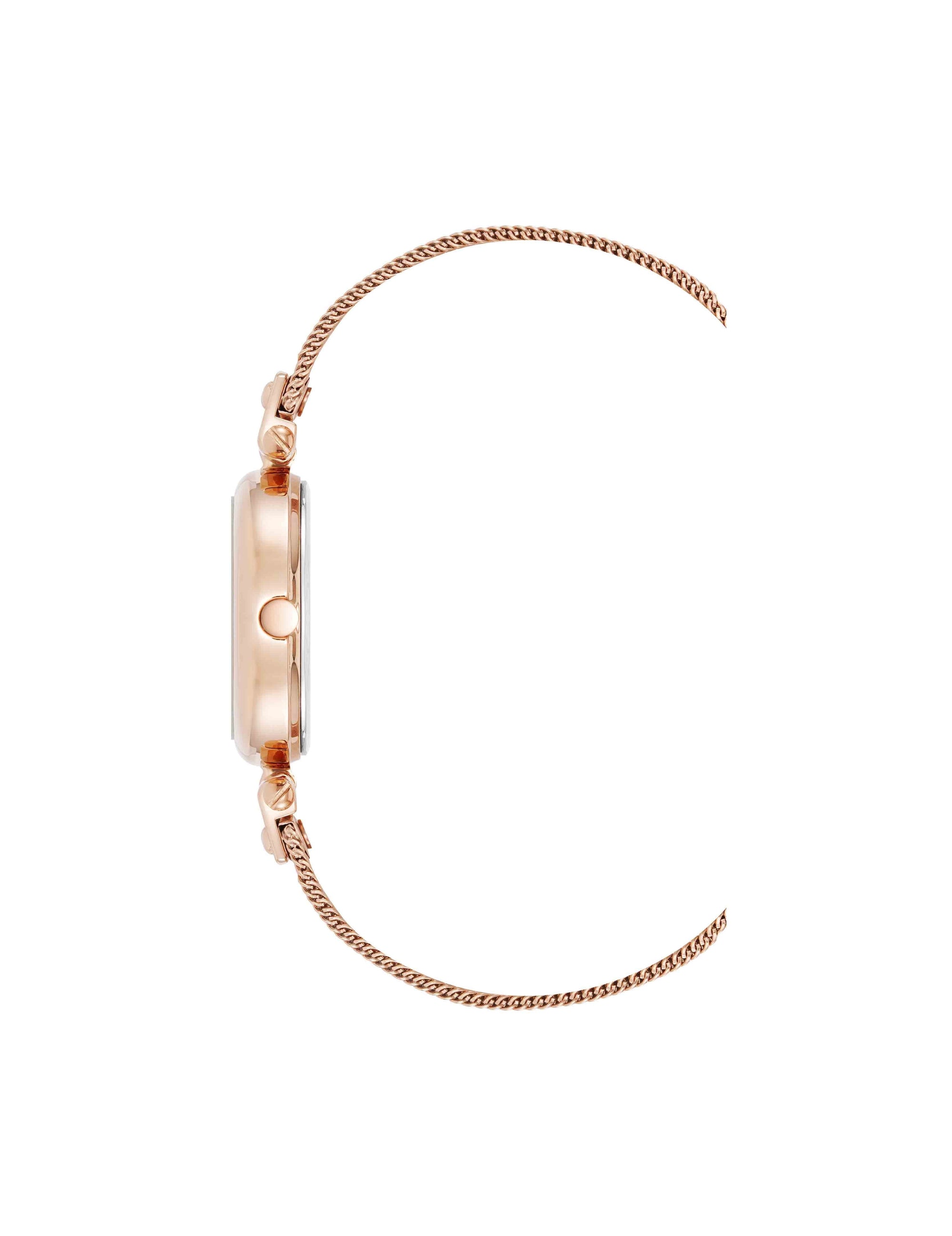 Anne Klein Oval Mesh Bracelet Watch