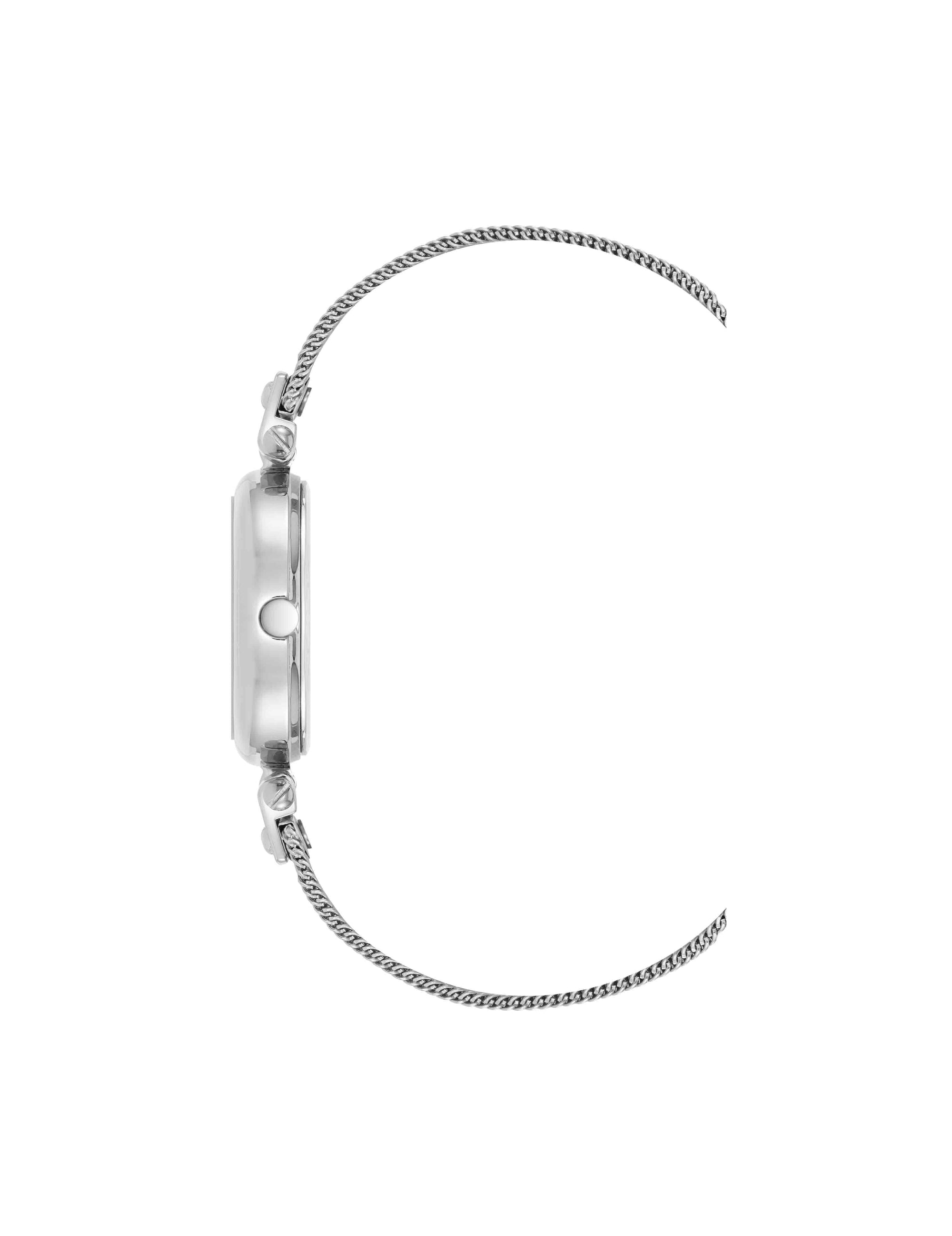 Anne Klein Oval Mesh Bracelet Watch