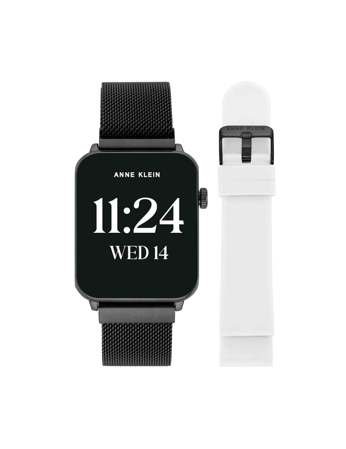 Anne Klein Black/White Connect It Stellar Smartwatch Set