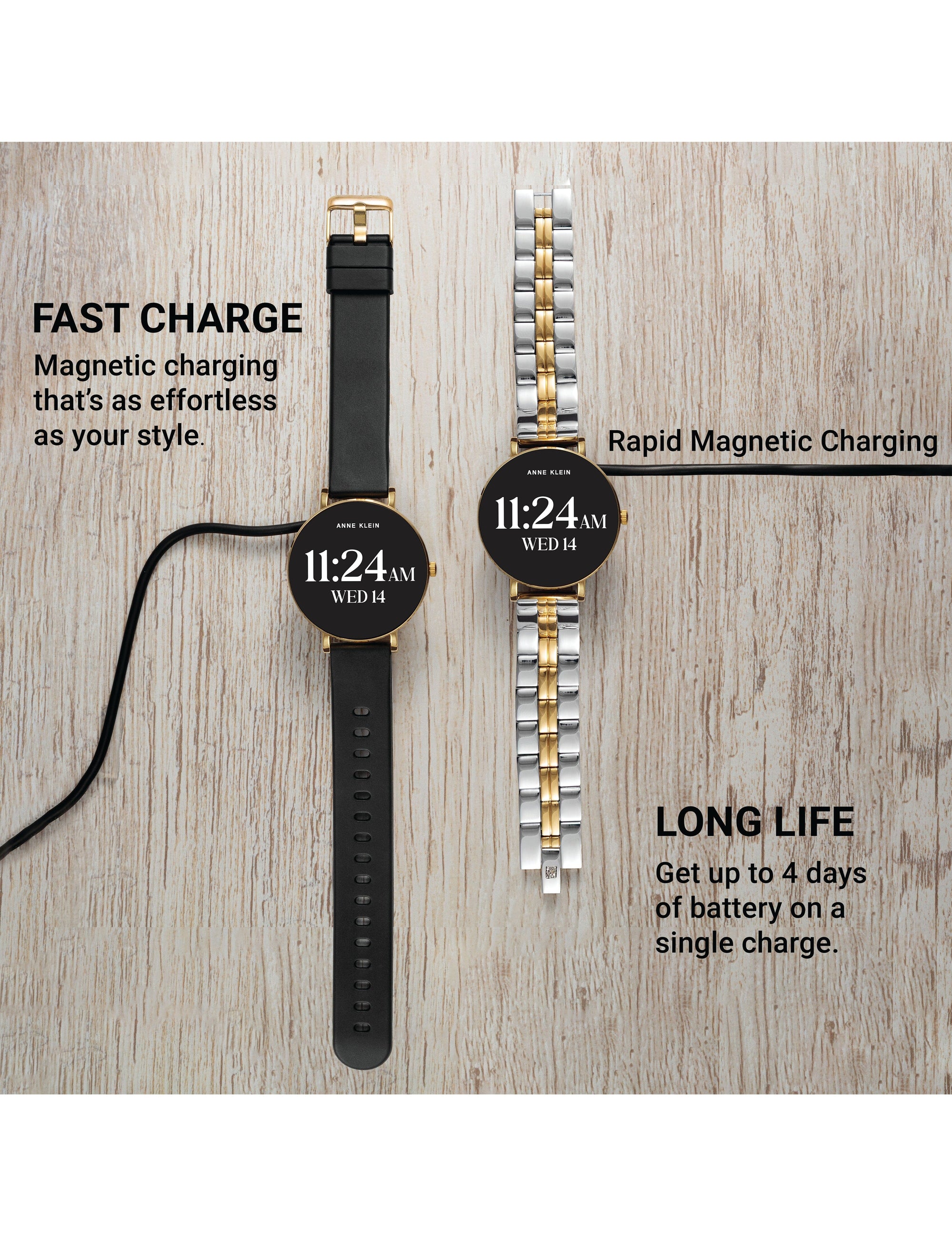 Anne Klein Connect It Prism Smartwatch Set