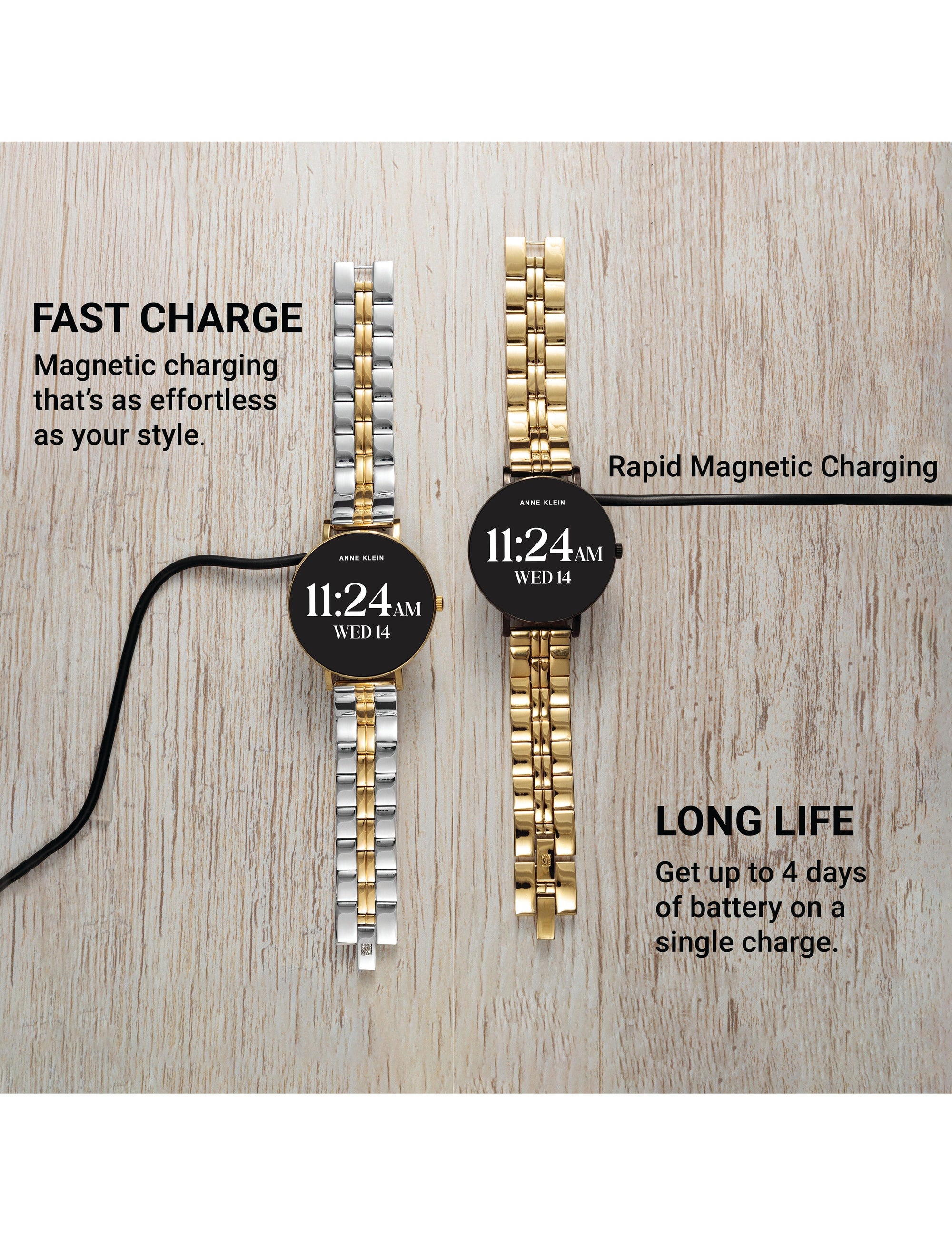 Anne Klein Connect It Prism Smartwatch Set