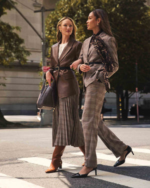 Anne Klein Wide Leg Slash Pocket Pant