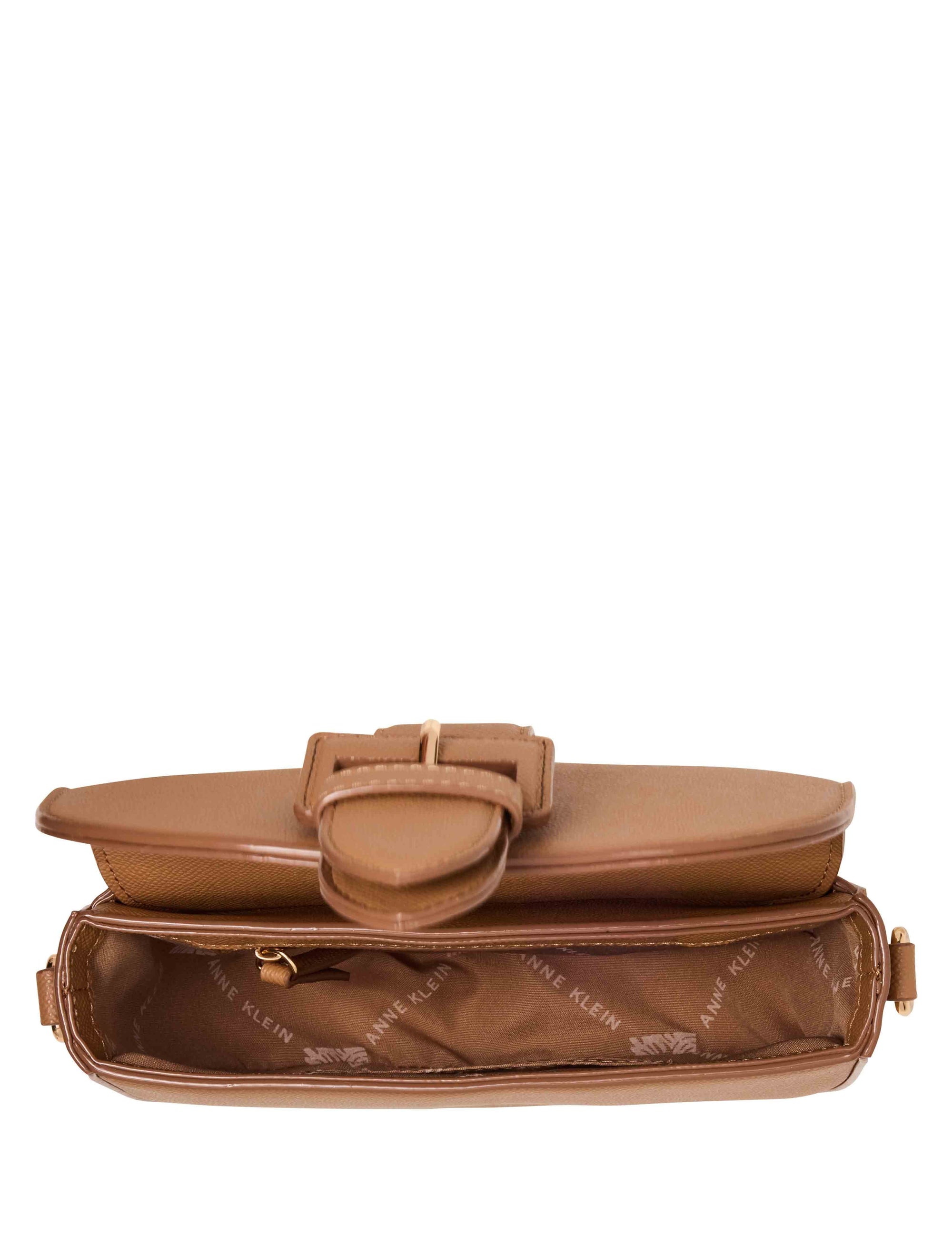 Anne Klein Covered Buckle Saddle Crossbody