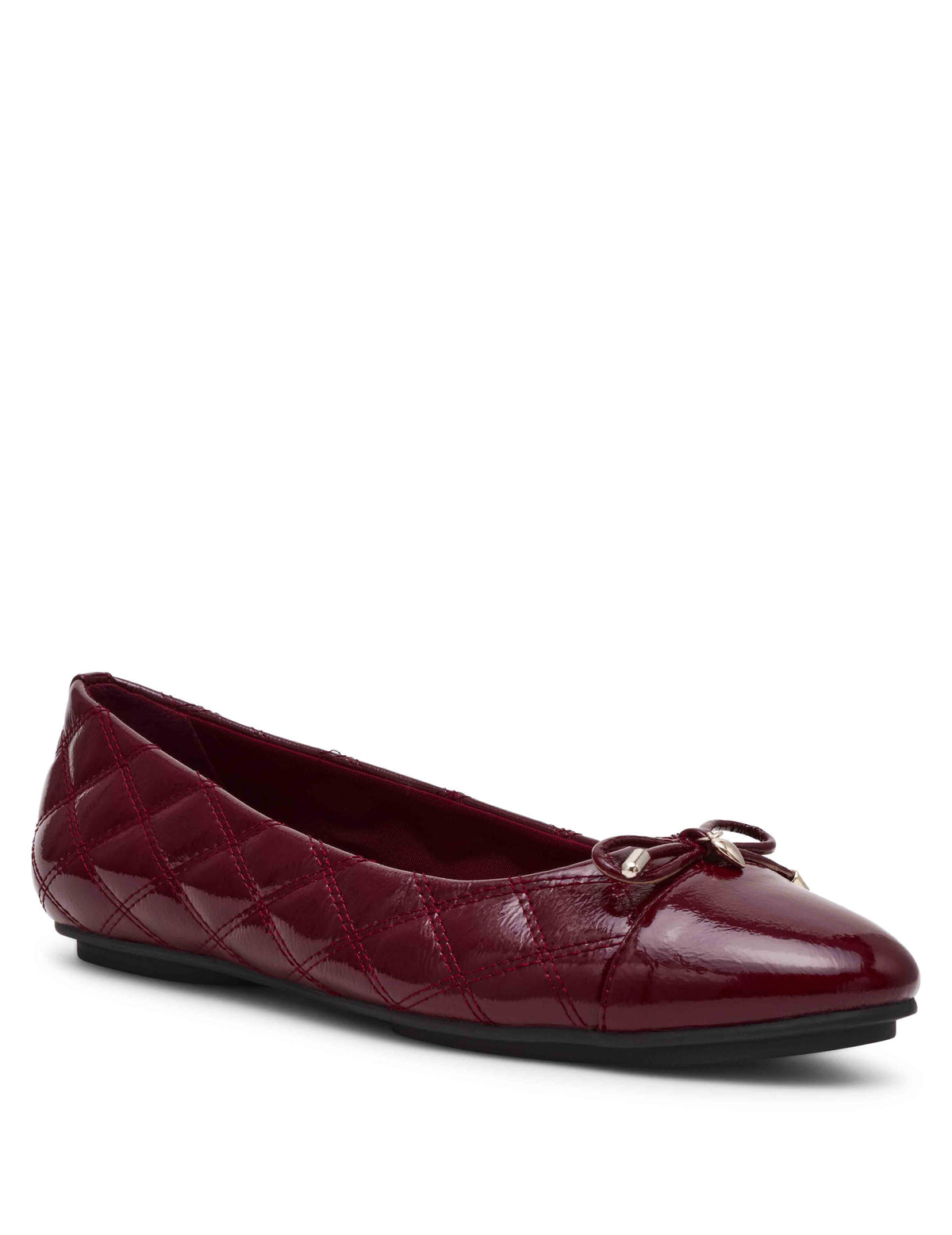 Anne Klein Bordeaux Luci Quilted Flat