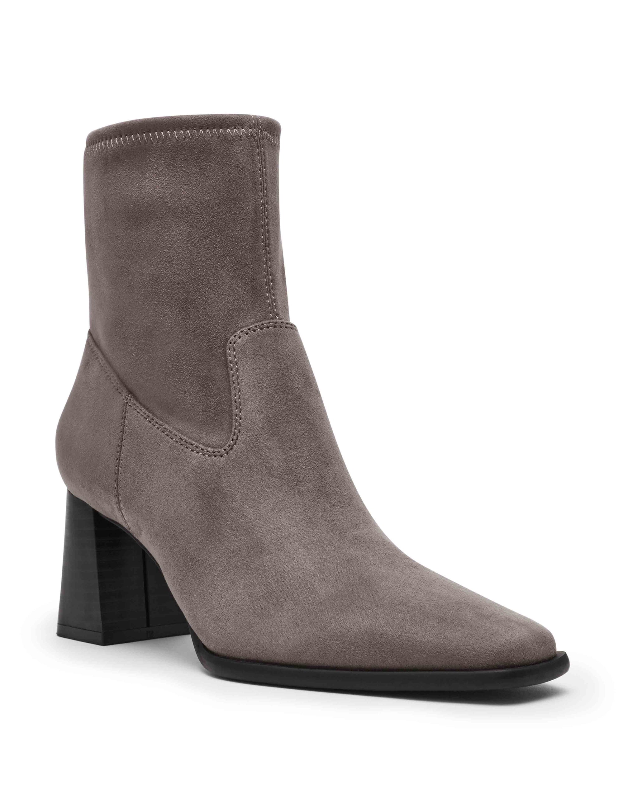 Anne Klein Grey Paidge Heeled Boot