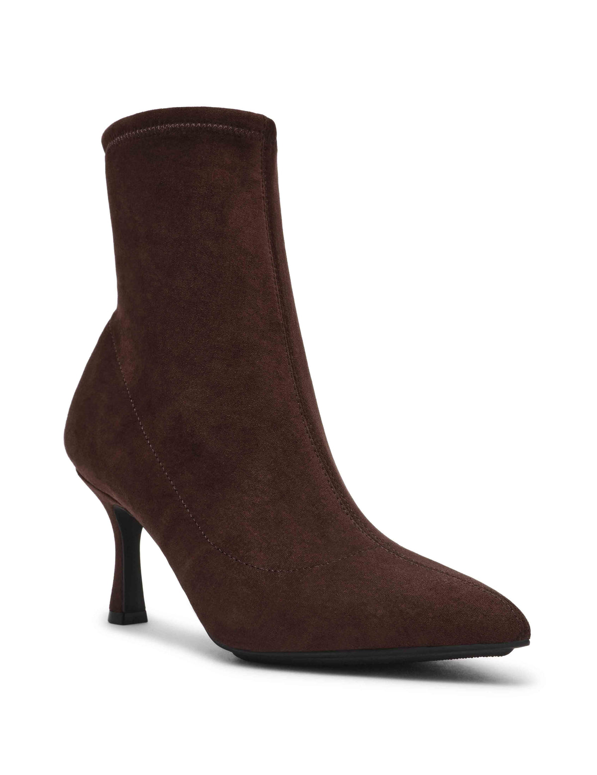 Anne Klein Chocolate Reesse Heeled Boot