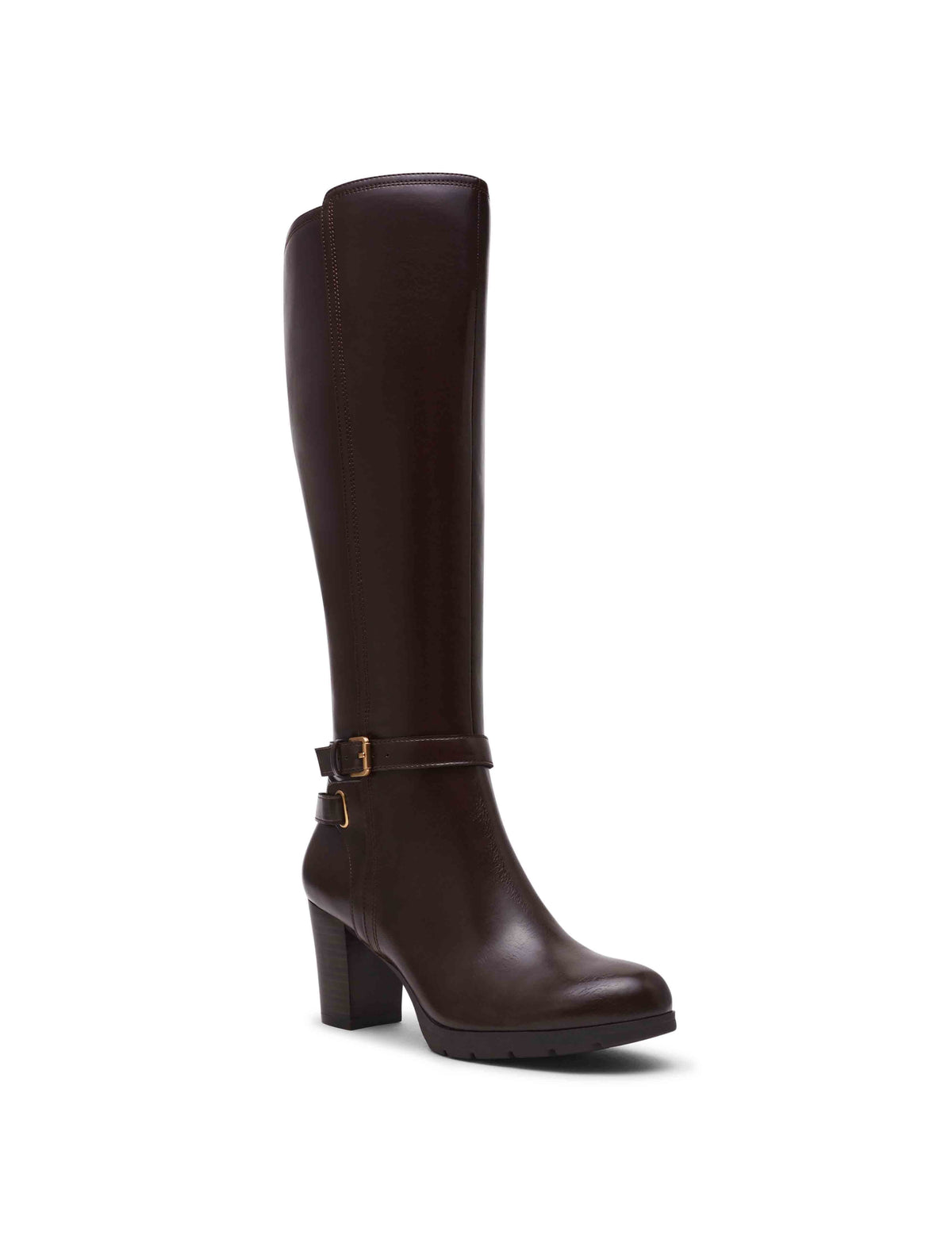 Anne Klein Black Smooth Rylee Boot