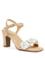 Anne Klein Natural-White Yardley Dress Sandal