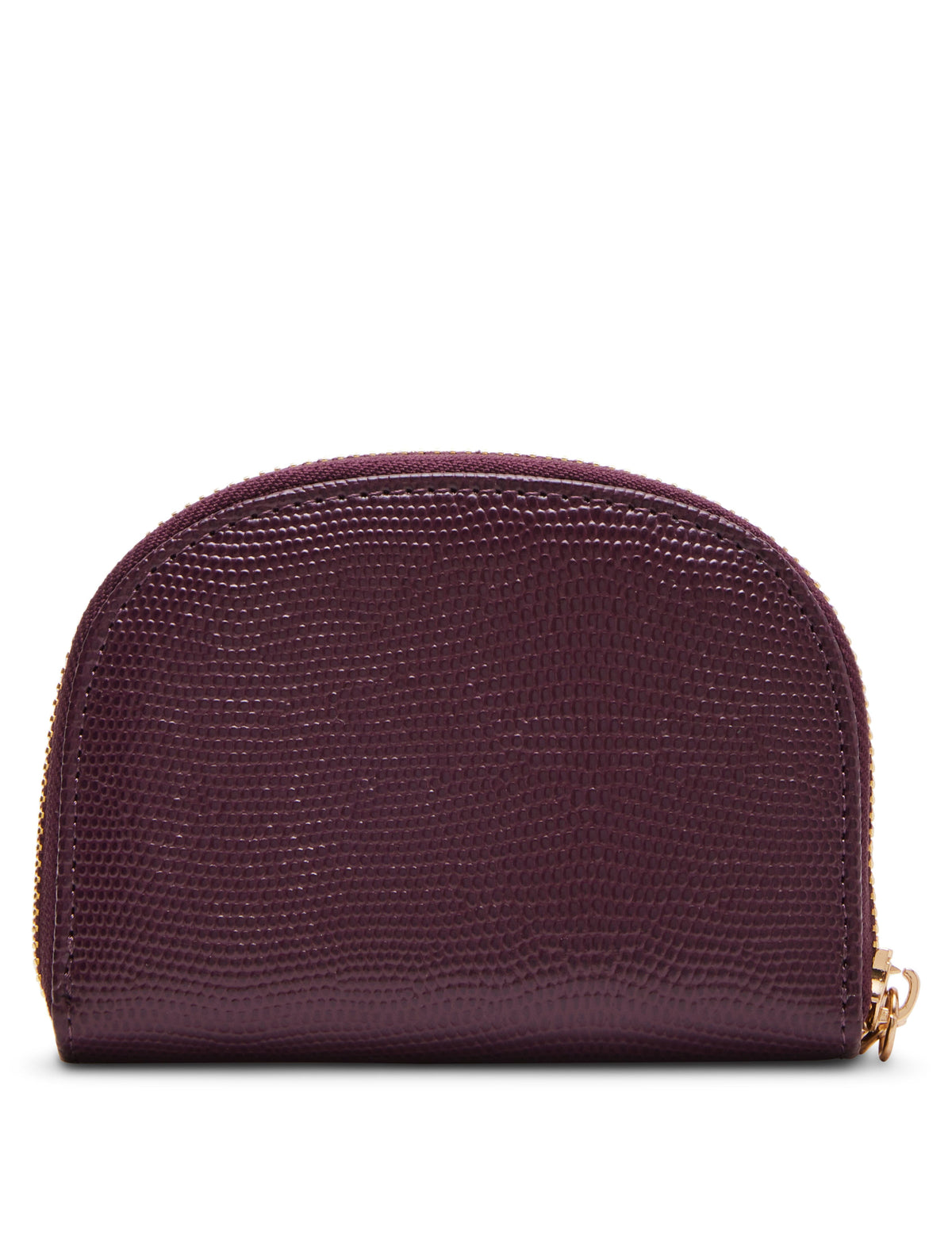 Anne Klein Cranberry AK Curved Snake Card Case