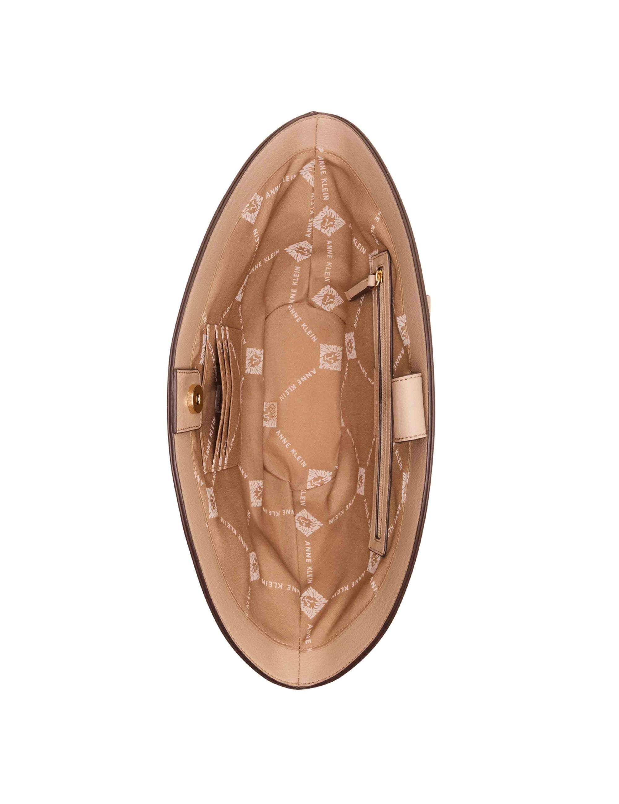 Anne Klein Small Curved Tote with Convertible Strap