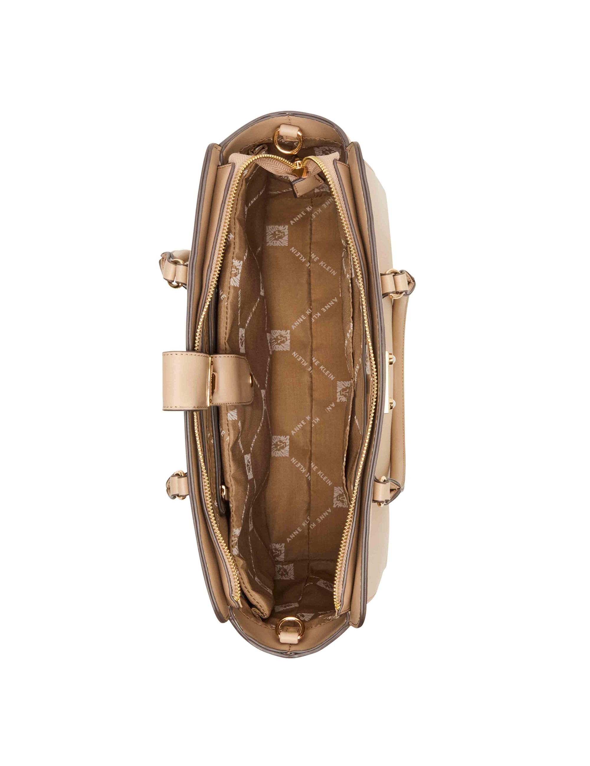 Anne Klein Work Tote With Laptop Case And Convertible Strap