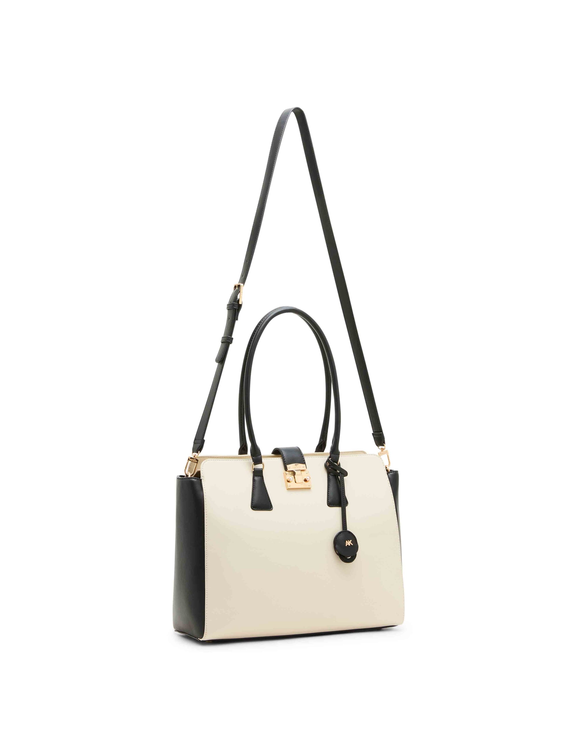 Anne Klein Work Tote With Laptop Case And Convertible Strap