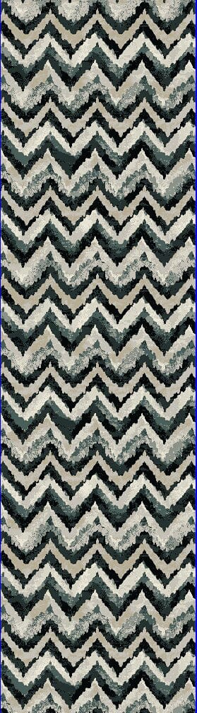 Anne Klein Blue The Transitions Contemporary Rug Collection
