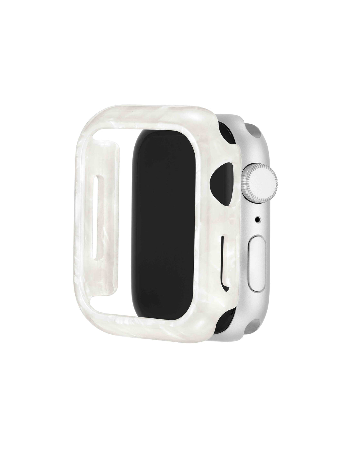 Anne Klein Ivory Marbleized Acetate Protective Case for Apple Watch®