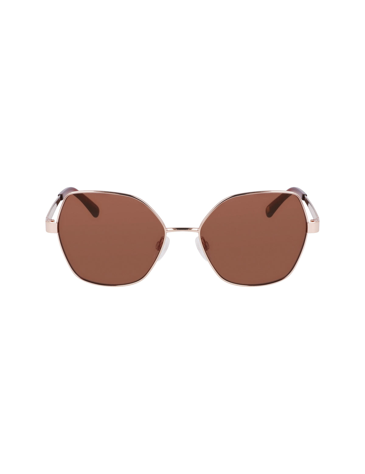 Anne Klein Rose Gold Sophisticated Butterfly Sunglasses