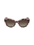 Anne Klein Blush Tortoise Tortoise Two-Tone Cat-eye Sunglasses