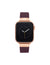 Anne Klein Rose Gold-Tone/ Purple Leather Band for Apple Watch®