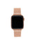 Anne Klein Blush/Rose Gold-Tone Silicone Textured Band for Apple Watch¨