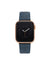 Anne Klein Blue/Rose Gold-Tone Consider It Pineapple Leather Band for Apple Watch® - Clearance