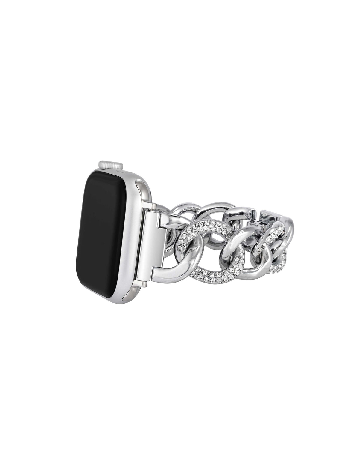 Anne Klein  Chain Link Bracelet Band with Premium Crystals for Apple Watch®