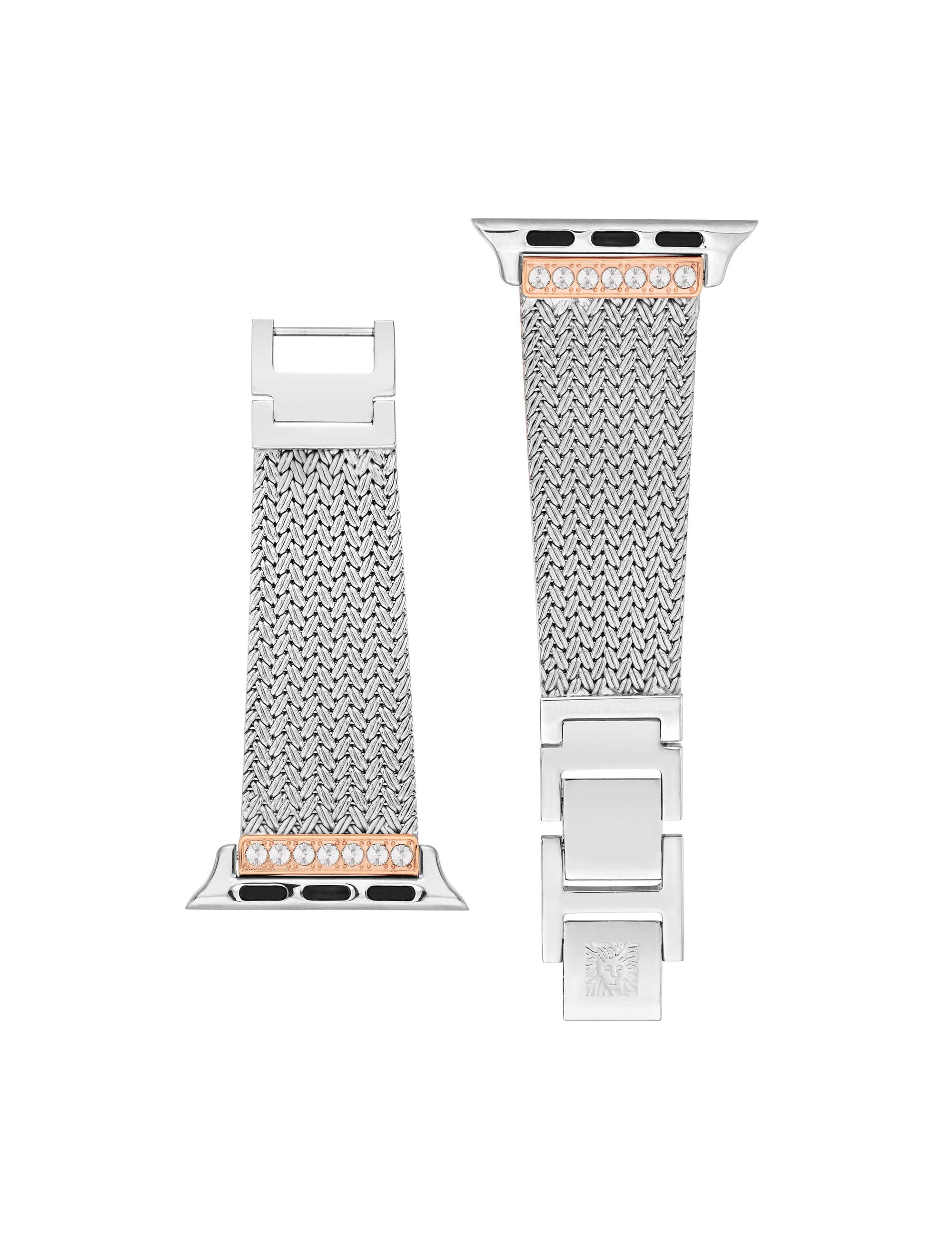 Anne Klein  Premium Crystals Mesh Band for Apple Watch®