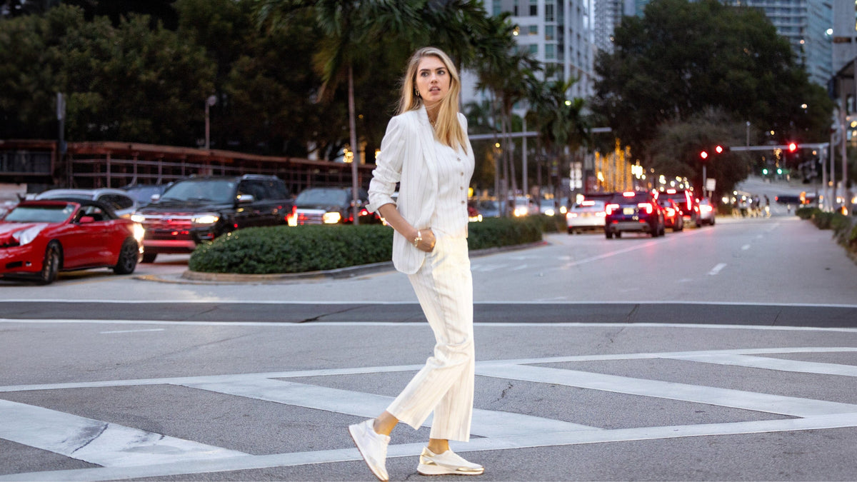 How to Wear White Sneakers With Any Outfit