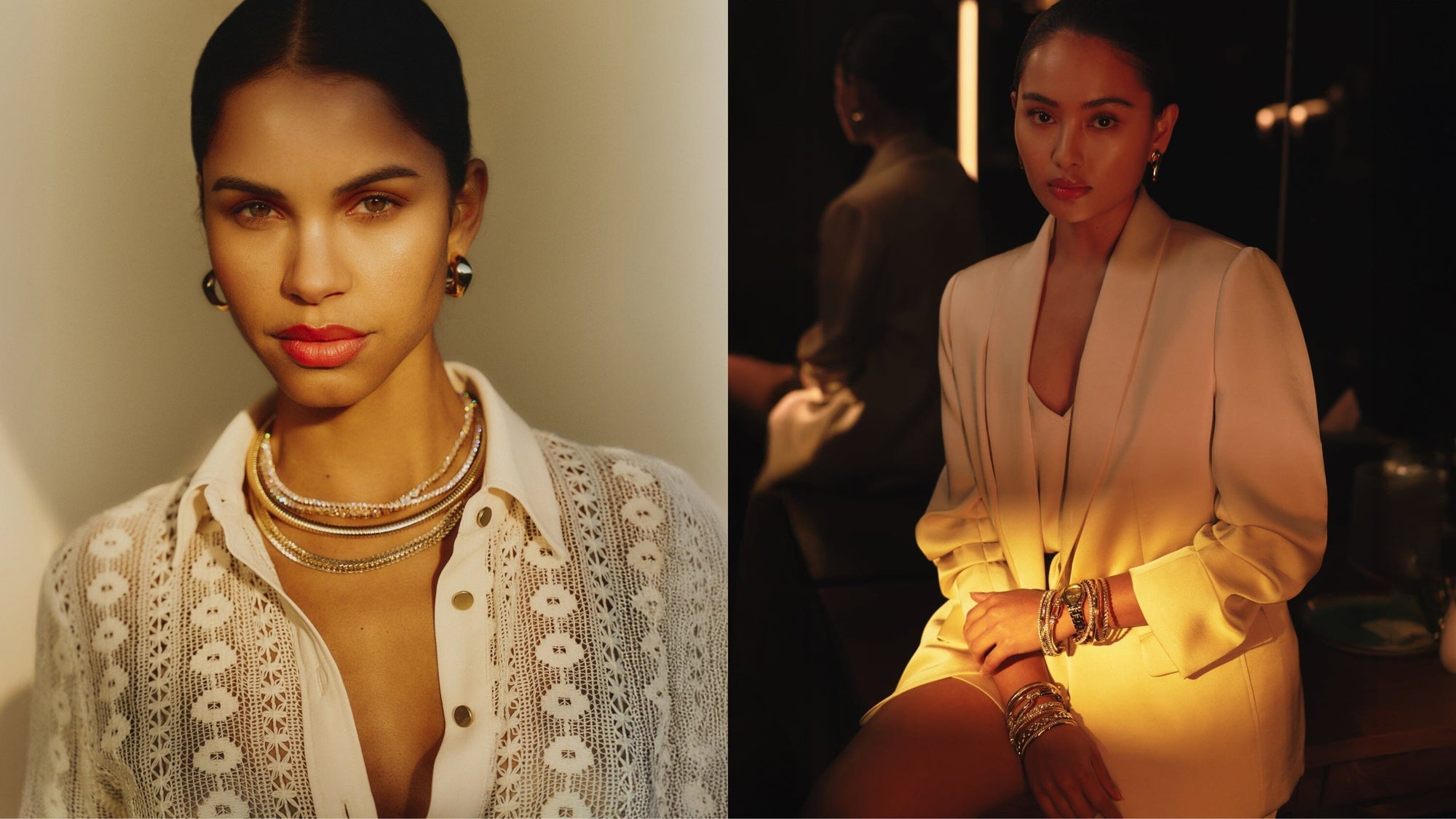 Anne Klein Debuts 2025 Spring Campaign Featuring Daiane Sodre and Anisha Gurung